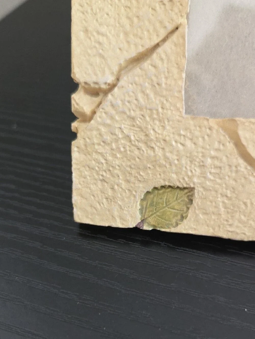 Ceramic  Rose Accent Picture Frame